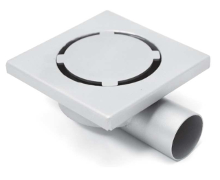 Vpust 150x150 boční odtok (sifon nerez)