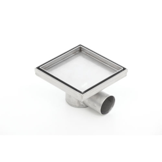 Podlahová vpusť čtverec 200x200 s keramickým obkladem (sifon nerez)